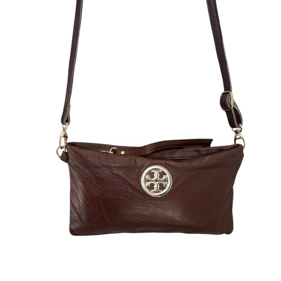 Tory Burch Vintage Brown Leather Crossbody Bag - Picture 5 of 9